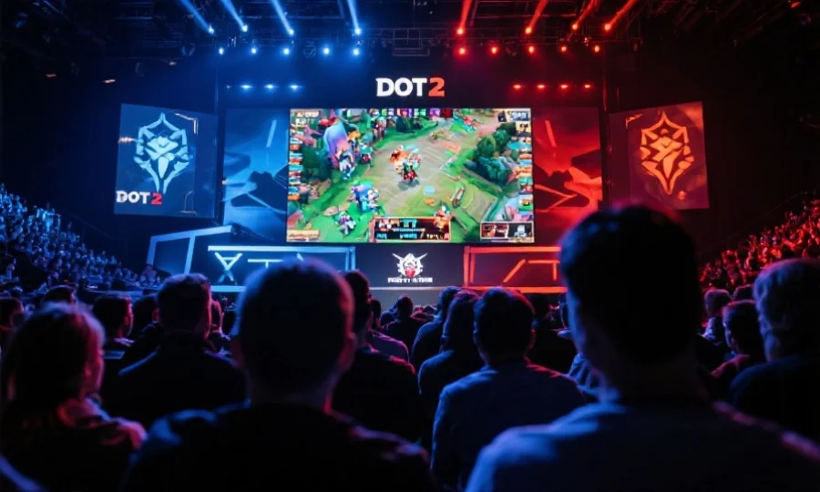 DOTA2比赛观赛氛围